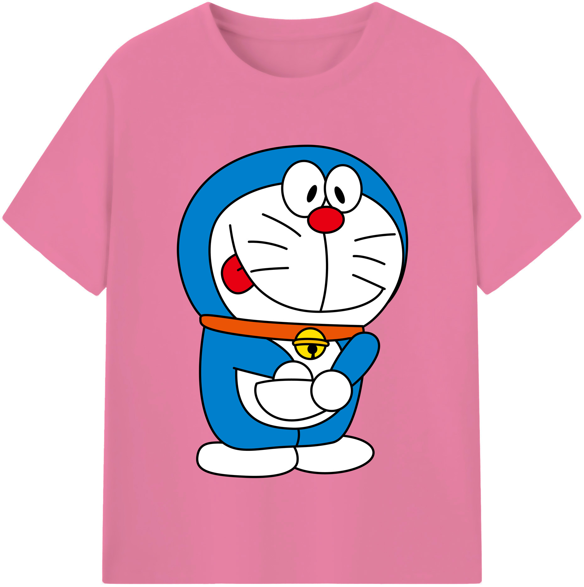 （画像用） ドラえもん Doraemon 綿100％半袖Tシャツ（フロントプリント）